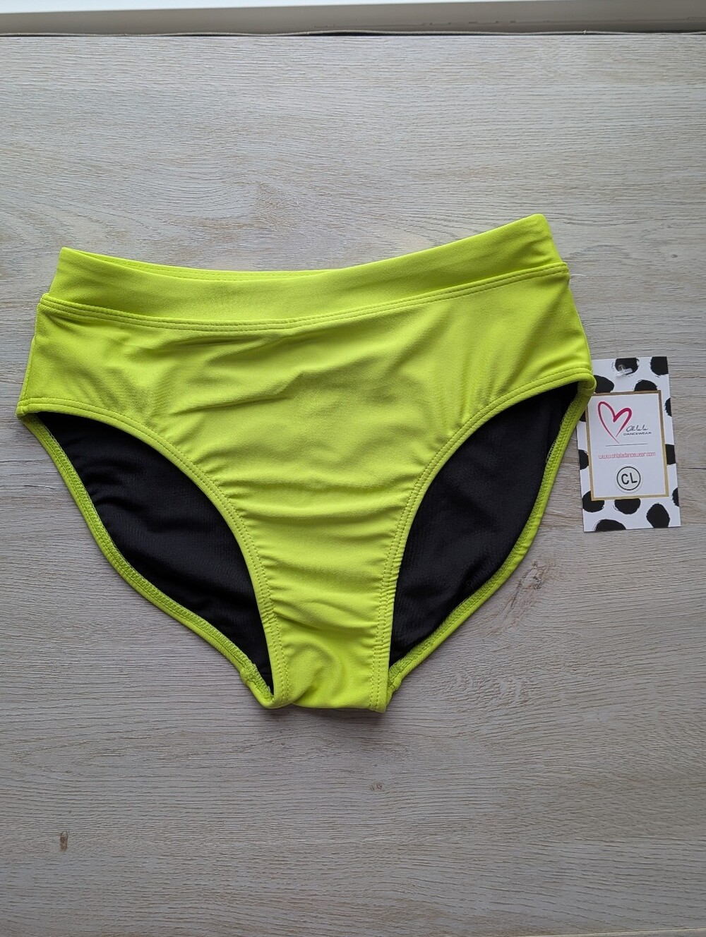 NWT Oh La La Dancewear Neon Briefs - Size CL